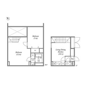 LEGALAND早稲田南の間取り