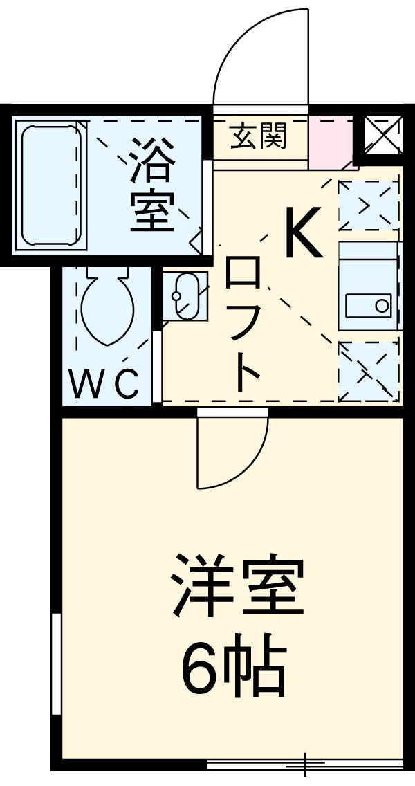 シティハイツⅡの間取り
