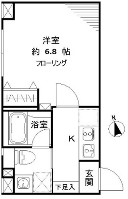 リベルタ東新宿の間取り