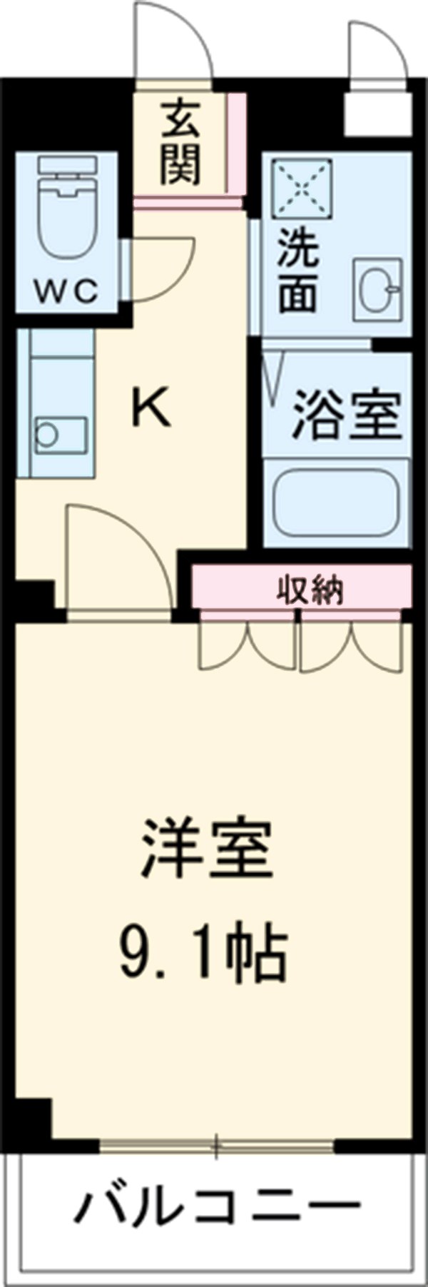 インホア南成瀬の間取り