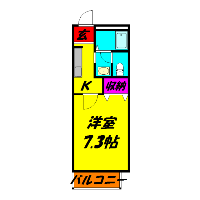 セレネＭ・Ｍの間取り
