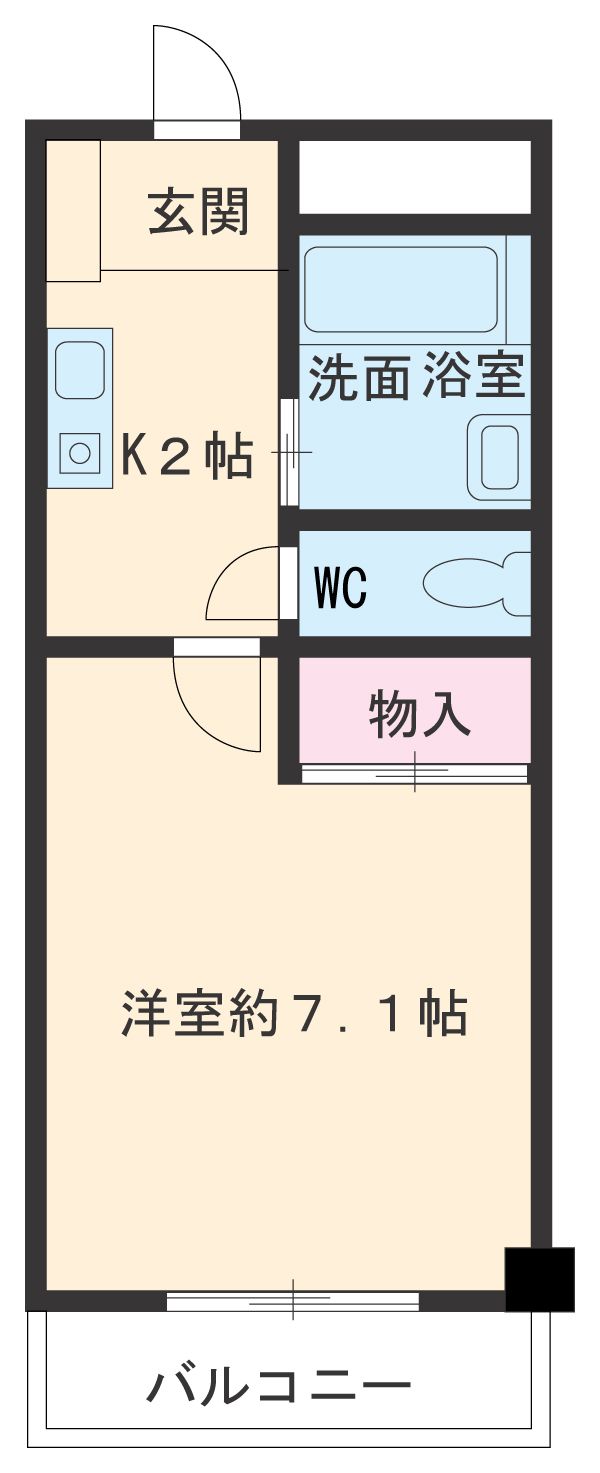Ｋコート観月の間取り