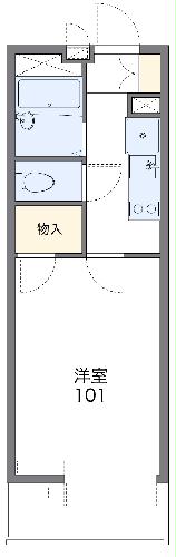 レオパレスサクセスファクターの間取り