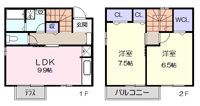 ラビスタの間取り