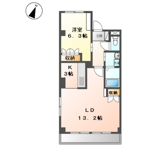 ベル・ガーデンの間取り