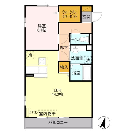 グリーンコーポ前川町の間取り