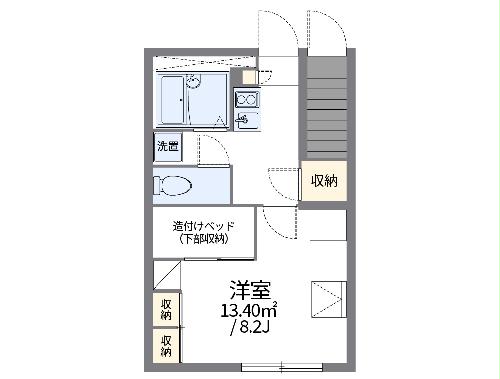 レオパレス山花の間取り