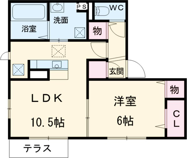 ルーチェBの間取り