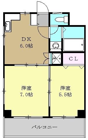 リリーハイツ丸山の間取り