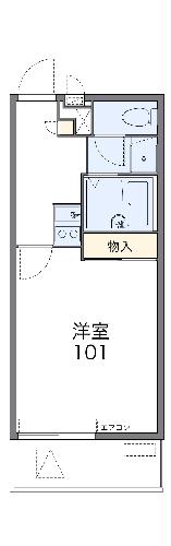 レオパレスグランディールKの間取り