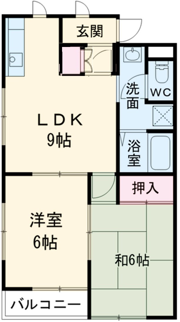 ヒルズ梅ヶ丘の間取り