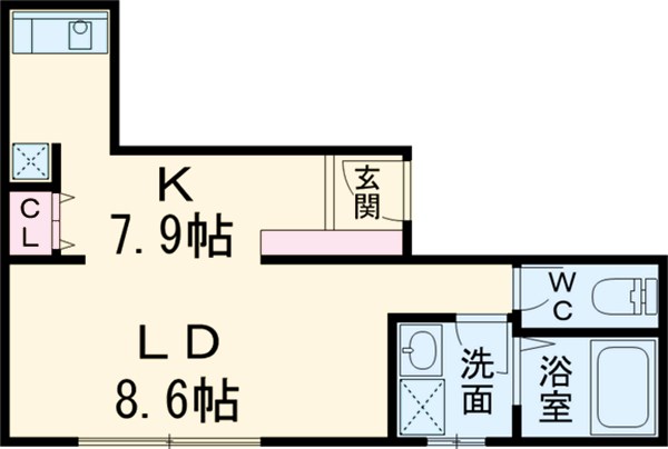 FORT TAKAIDOの間取り