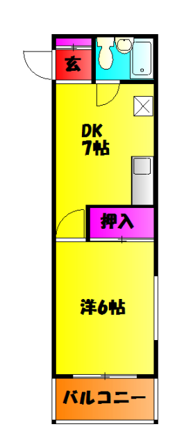 グリーンパレスⅠの間取り