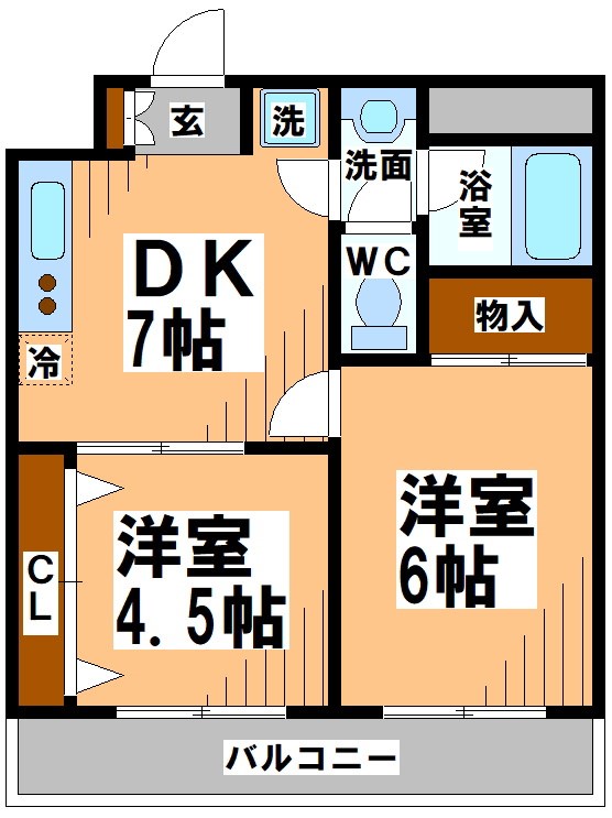 アビタシオン西荻の間取り