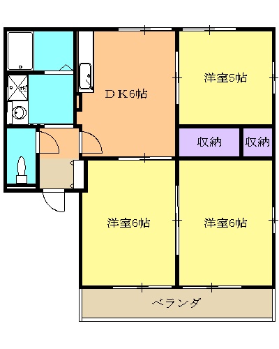 クレセールメゾンCの間取り