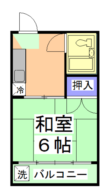 野元ハイツの間取り