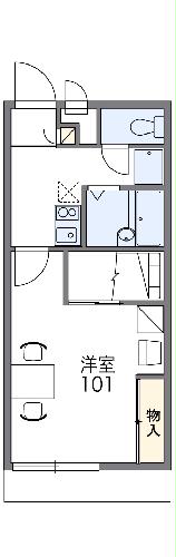 レオパレスおおやぶの間取り