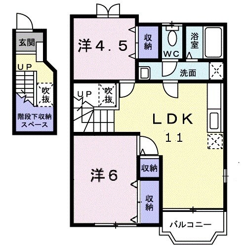 ボナールの間取り