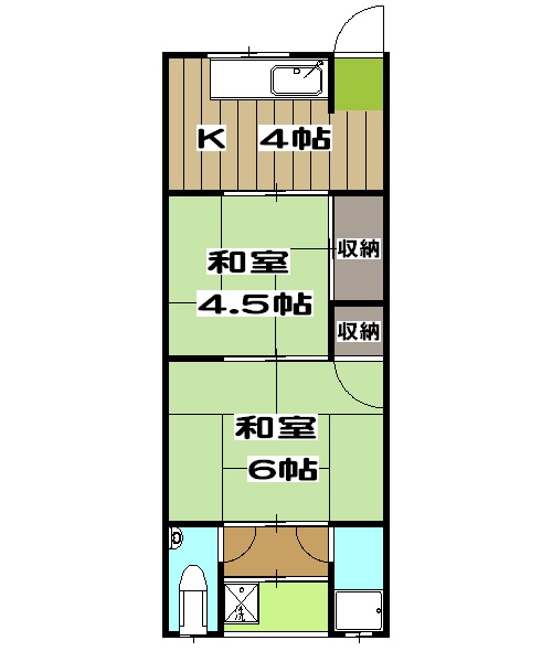 ハイム豊の間取り