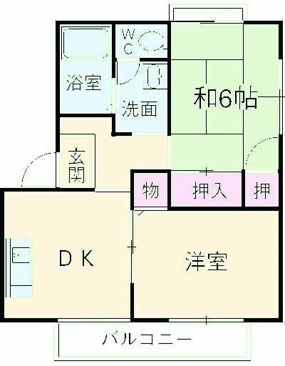 ベル・キャビン B棟の間取り