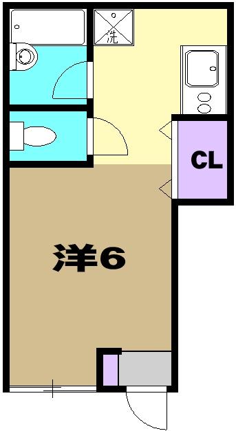 リーフハウス上水南町の間取り