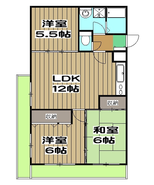 カレント桂の間取り