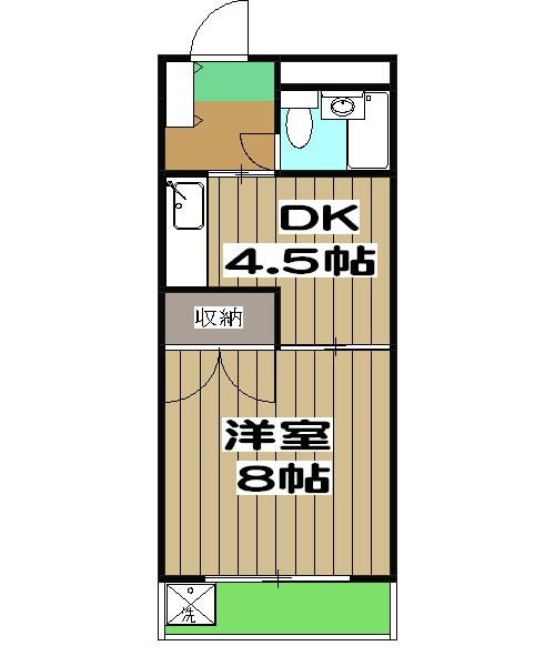 グリーンヴィレッジの間取り