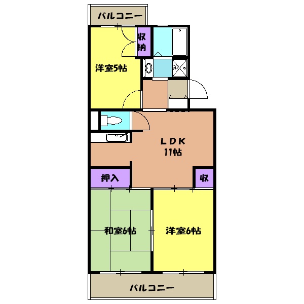 グランシャリオの間取り