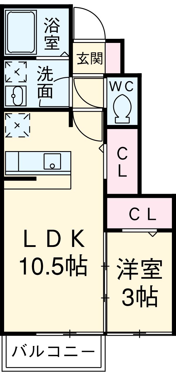 プリームスC棟の間取り
