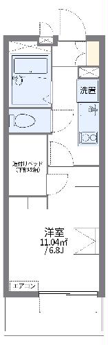 レオパレスU&SⅡの間取り
