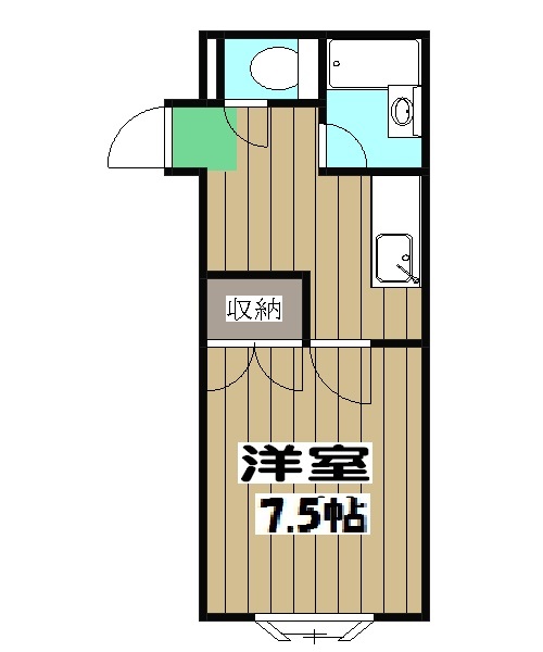 ヴィラニューブライトンの間取り
