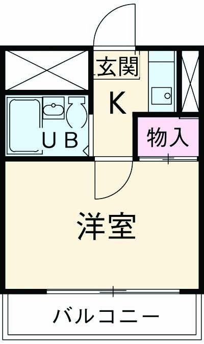 河野ハイツの間取り