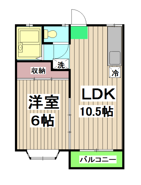 グリーンビューラーの間取り