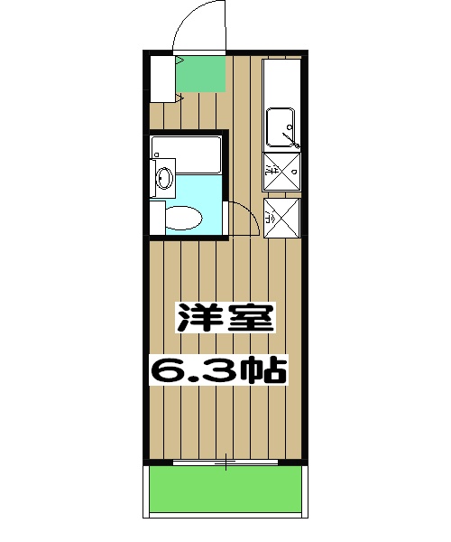 ウエストアベニューの間取り