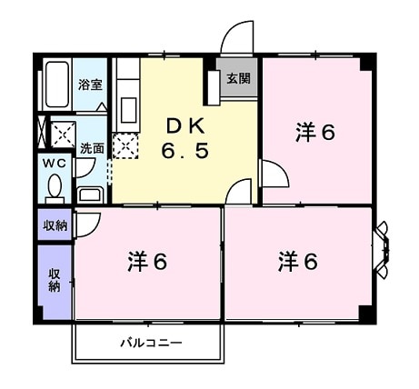 カーム小川の間取り