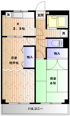 星野コーポの間取り