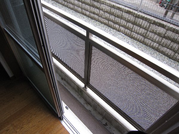 12/26 バルコニー