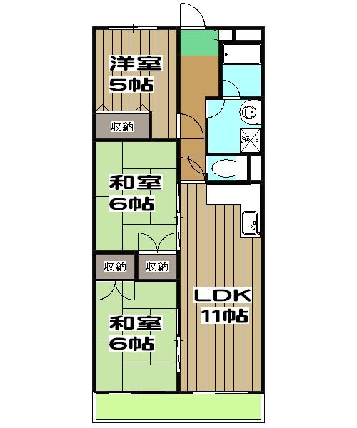 ナチュールキチの間取り