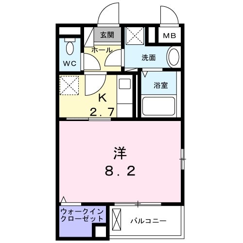 メゾン・ド・励歩 Ⅱの間取り