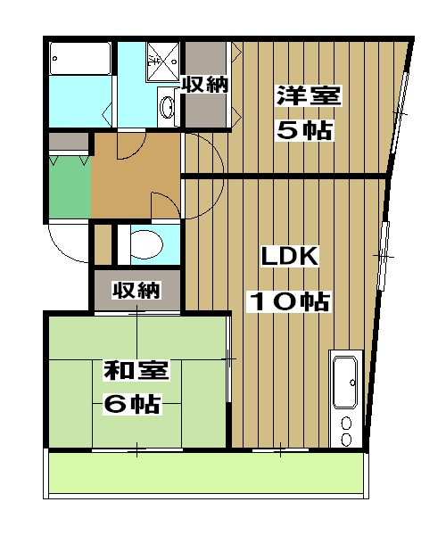 サンホーハイツの間取り