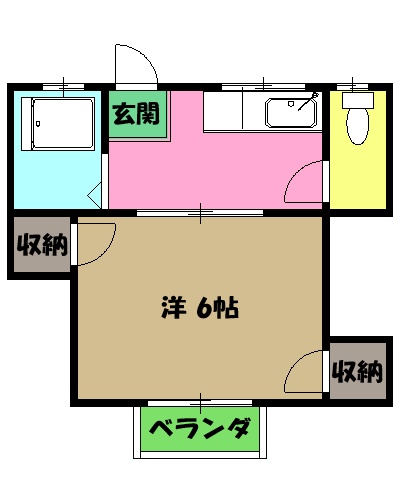 コーポ富士苑の間取り