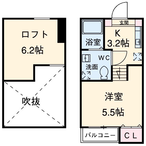 CASA VIVACE 町田の間取り