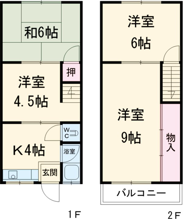 第一末広荘の間取り