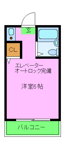 ユウパレス穴田の間取り