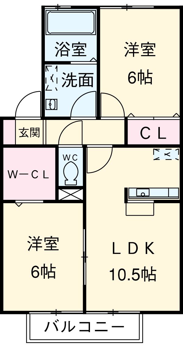 パストラーレの間取り