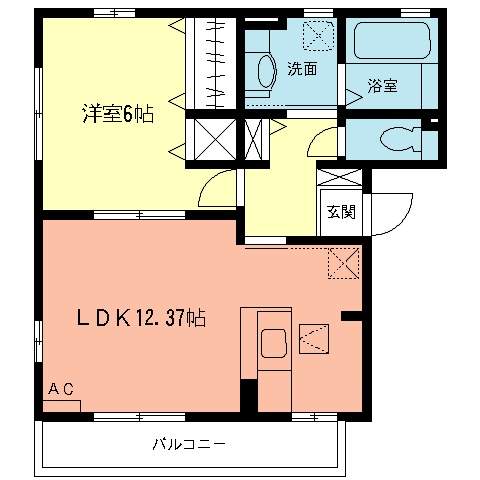 コートヴィレッジの間取り