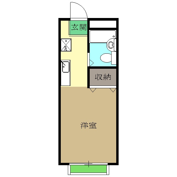 コツカハイツの間取り