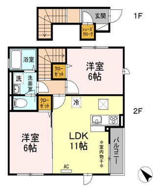 ROSE(ローゼ)の間取り