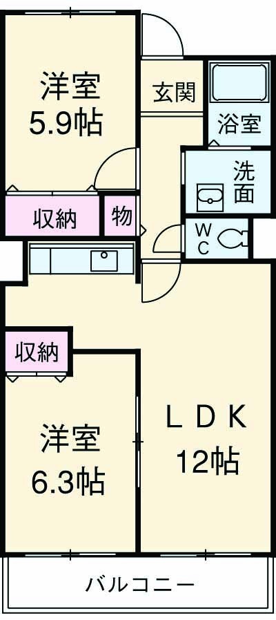 サニーグレイスの間取り