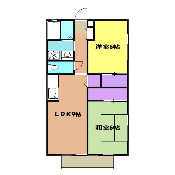 カーサ カオルの間取り